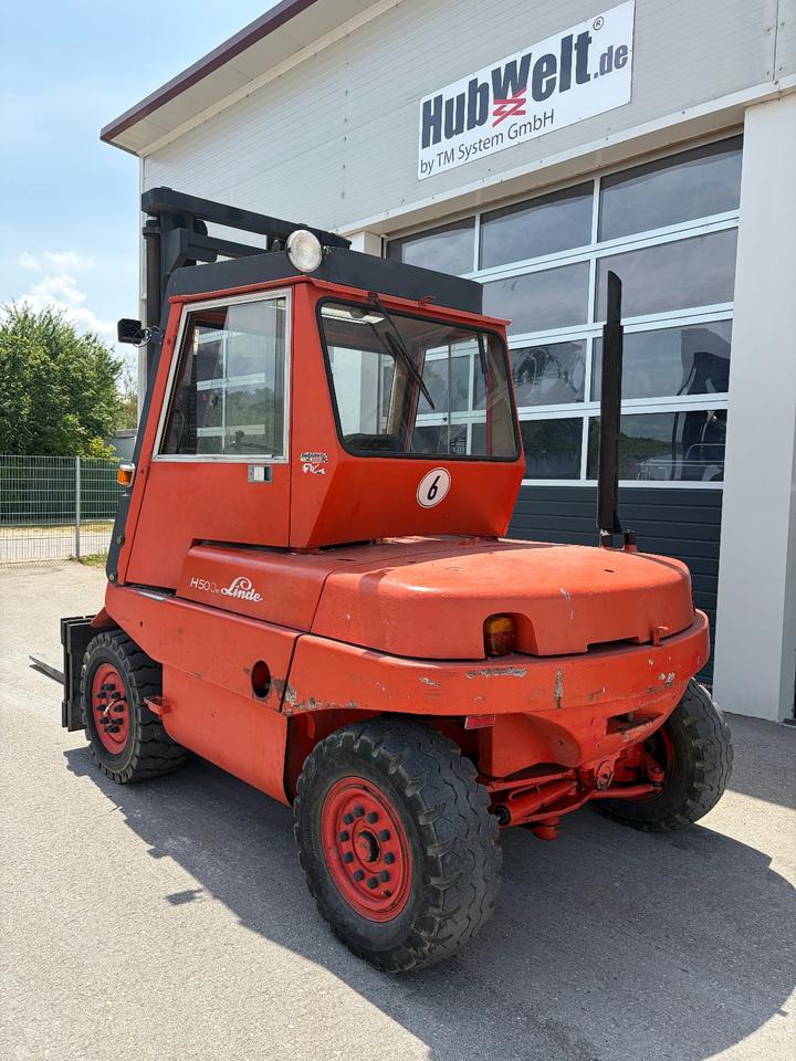 LINDE H50D Dieselstapler, Gabelstapler 5000kg, 4450mm, Stapler N419