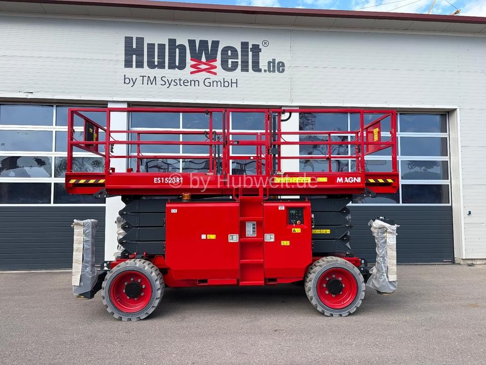 Magni ES1523RT 15m Elektro 4x4 Scherenarbeitsbühne, Hebebühne, N491